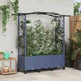  Povišeni krevet s mrežom i krovom Siva 164 x 40 x 144 cm PP | Eponuda.com