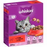 Whiskas 1+ govedina - 2 x 800 g | shoptok.hr