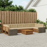  Set vanjskih sofa 8 kom. Prirodna i bež | shoptok.hr