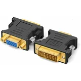 dvi-i moški analogni (24+5) na vga ženski (15-polni) priključek adapter za namizne računalnike, (21127341)