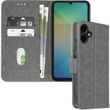 AVIZAR Ohišje za Samsung Galaxy A06 Clapet Wallet and Video Holder, Siva, (5000015075) | Shoptok.si