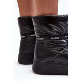 Boto Women's Snow Boots with Ornamental Lacing Black Siracna | ePonuda.com