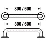 Jika Rukohvat Jika universum 600mm za invalide hrom (3897210030001) | Eponuda.com