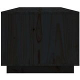  Klubska mizica črna 110×50×40 trdna borovina, (20712219) | Shoptok.si