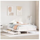 vidaXL Okvir kreveta bez madraca bijeli 140x200 cm od masivne borovine | shoptok.hr