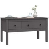  Klubska mizica siva 102x49x55 trdna borovina, (20711381) | Shoptok.si