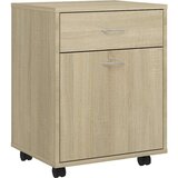 vidaXL Ormarić s kotačima boja hrasta sonome 45x38x54 cm od iverice | shoptok.hr