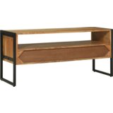 vidaXL TV Kabinet 100x35x50 cm Čvrsto Drvo Bagrem | shoptok.hr
