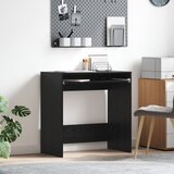 vidaXL Stol za računalom Crni hrast Čestični drvo Kompaktni | shoptok.hr