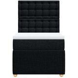 vidaXL Box spring krevet s madracem crni 90x190 cm od tkanine | shoptok.hr