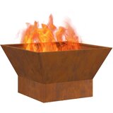 vidaXL Čelik otporan na vremenske uvjete/Smeđa 60 x 60 x 35 cm Stilsko | shoptok.hr
