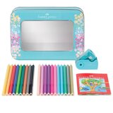  BOJE DRVENE 20BOJA SPARKLE PLUS ŠILJILO SLEEVE MINI METALNA KUTIJA FABER-CASTELL 201641 | Shoptok.si