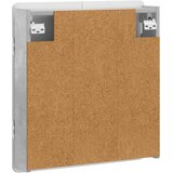 Kabinet za mete ZWOLLE Betonska siva 52,5 x 10,5 x 57,5 cm | shoptok.hr