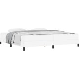  Krevetna konstrukcija Čista bijela 200 x 200 cm tkanina | Eponuda.com