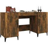  Radni stol boja dimljenog hrasta 140x50x75 cm konstruirano drvo | shoptok.hr