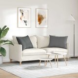  Jastučići za sofu 2 pcs Tamno siva 70 x 50 cm tkanina | Eponuda.com