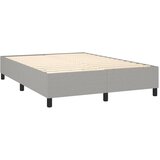  s oprugama i madracem svjetlosivi 140x190 cm od tkanine | shoptok.hr