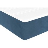  Madrac s oprugama srednje tvrdoće tamnoplavi 100x210x20 cm baršunasti | shoptok.hr