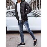 DStreet Kurtka męska przejściowa pikowana czarna | Shoptok.si