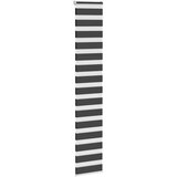 vidaXL idaXL Zebra senčilo črna 45x230 cm tkanina širina 40,9 cm poliester | Shoptok.si