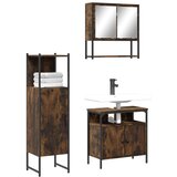  3-dijelni set kupaonskog namještaja boja hrasta drveni | shoptok.hr