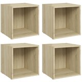 Furnova TV omarice 4 kosi sonoma hrast 37x35x37 cm iverna plošča, (21922483) | Shoptok.si