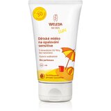 Weleda Baby & Kids Sun Edelweiss Sunscreen Sensitive SPF30 otroški losjon za sončenje za telo in obraz 150 ml Cene