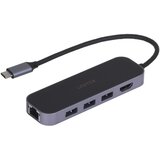 Unitek HUB USB-C 3.1,RJ-45,3XUSB-A,HDMI,4K,PD100W Cijene
