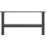  Noge za klub stolić antracit boje 2 kom 60 x (30-31) cm čelik | shoptok.hr