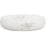 Nadgradni Nadpultni umivalnik bel ovalen 59x40x15 cm keramika | Shoptok.si