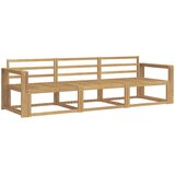  Set vanjskih sofa 3 pcs Bijela 257,5 x 83 x 73 cm | shoptok.hr