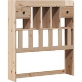 vidaXL Krevet s regalom za knjige bez madraca 100 x 200 cm od borovine Cijene