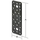 VORMANN Ravna spojnica (D x Š: 160 x 50 mm, Pocinčano) | shoptok.hr