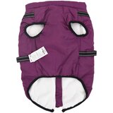 vidaXL Pasji plašč s pasom Nepremočljiv odsevni vijolični 6XL | Shoptok.si