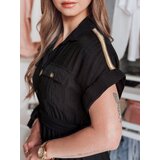 DStreet Sukienka maxi lniana SUNNI LOVE czarna | Shoptok.si