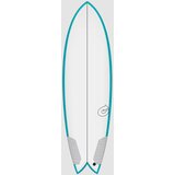 Torq Tec Twin Fish Rail 6'6 Deska za surfanje turquoise | Shoptok.si