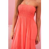 Kesi Włoski Women's viscose dress with elastic top raspberry | Shoptok.si