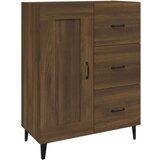  Komoda boja smeđeg hrasta 69 5 x 34 x 90 cm konstruirano drvo | shoptok.hr