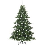 vidaXL Umjetno božićno drvce s nogom with LEDs s stalakom 180cm PVC | shoptok.hr