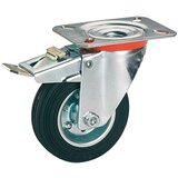 DÖRNER + HELMER zakretni kotač za transportna kolica (Promjer kotačića: 100 mm, Nosivost: 70 kg, Valjkasti ležaj, S pločom i zaustavnikom) Cijene