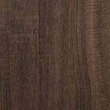 vidaXL Toaletni stolić s ormarićem smeđa boja hrasta 80x35x132 cm | shoptok.hr
