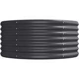  Povišena vrtna gredica od čelika 440x80x36 cm antracit | shoptok.hr