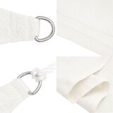  Jedro za zaštitu od sunca 160 g/m² bijelo 4,5 x 4,5 m HDPE | shoptok.hr