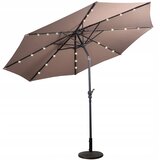 Costway VRTNI DEŽNIK S SOLARNIMI LED DIODAMI 300 CM, (5000235729) Cene