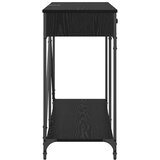  Konzolna stolica s ladicama Crni hrast 100 x 39 x 78,5 cm | shoptok.hr