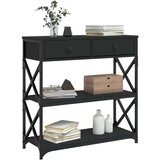  Konzolni stol crni 75 x 28 x 75 cm od konstruiranog drva | shoptok.hr