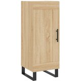  Visoka komoda hrasta sonome 34,5x34x180cm od konstruiranog drva | shoptok.hr