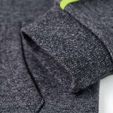  Dječja majica s kapuljačom i patentnim zatvaračem siva prošarana 116 | shoptok.hr
