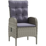  3-dijelni vrtni blagovaonski set s jastucima sivo-crni | shoptok.hr