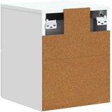  Stenski nočni omarici s predalom 2 pcs Bela 34,5 x 33 x 40 cm, (5000209711) | Shoptok.si
